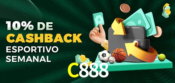 10% de bônus de cashback na C888